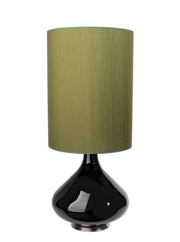 Flavia Negra, Seda Verde Olivia H 70cm
