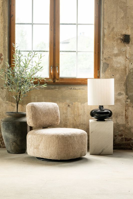 Sandy negra, Babel beige, H 65cm